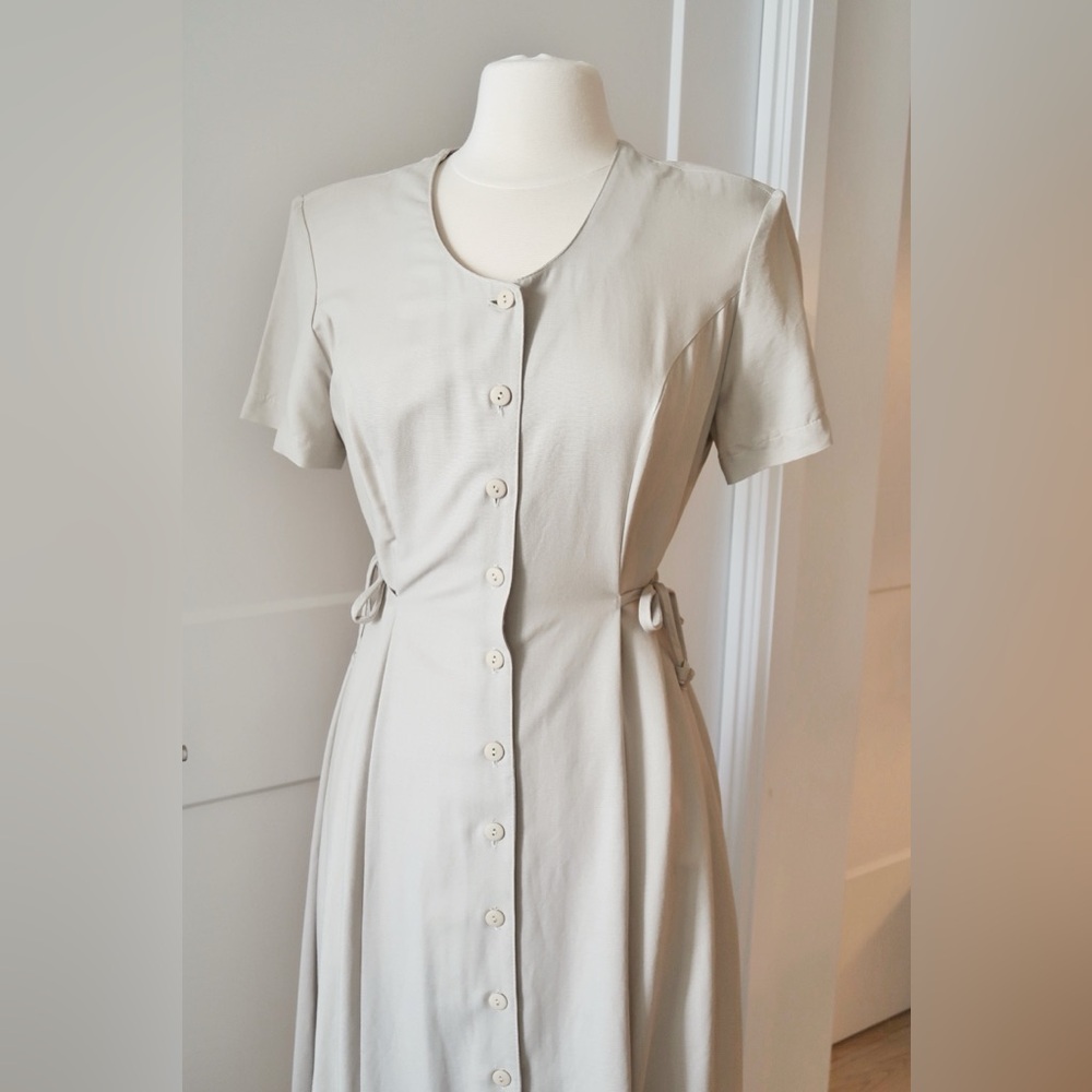 Vintage Jean Work & Company Dress – Size S 90s Ralph Lauren Style - Picture 4 of 8